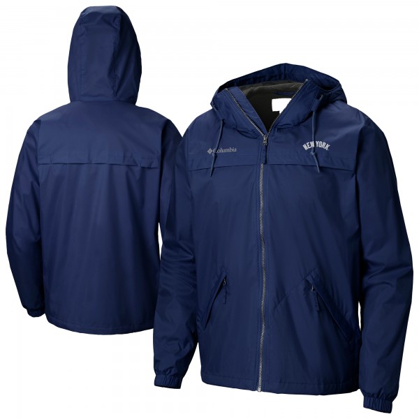 New York Yankees Columbia Navy Oroville Creek Lined Full-Zip Jacket