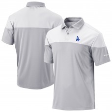 Los Angeles Dodgers Columbia Gray Omni-Wick Best Ball Polo