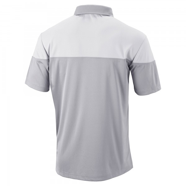 Los Angeles Dodgers Columbia Gray Omni-Wick Best Ball Polo