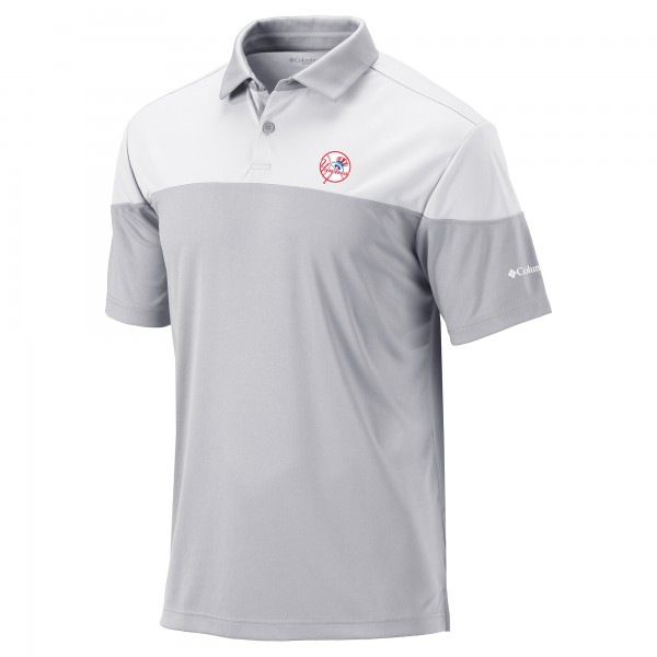 New York Yankees Columbia Gray Omni-Wick Best Ball Polo