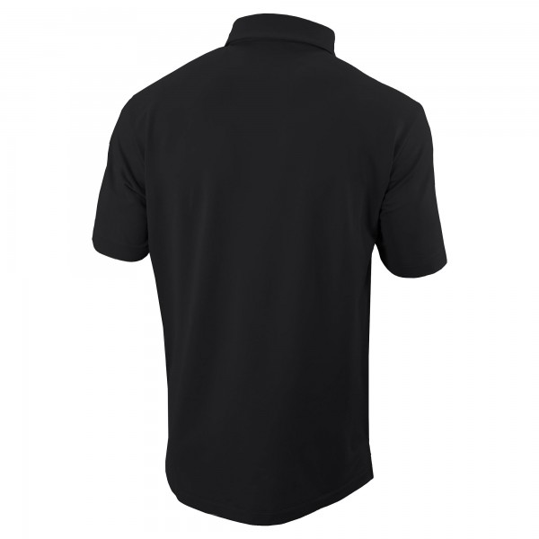 Los Angeles Dodgers Columbia Black Omni-Wick Even Lie Polo