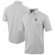 Los Angeles Dodgers Columbia Gray Omni-Wick Even Lie Polo