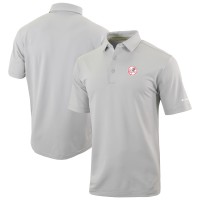 New York Yankees Columbia Gray Omni-Wick Even Lie Polo