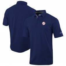 New York Yankees Columbia Navy Omni-Wick Even Lie Polo