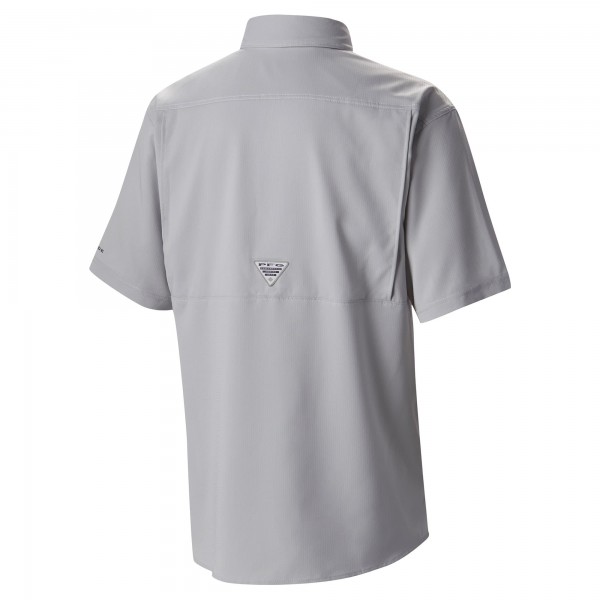 Los Angeles Dodgers Columbia Gray Omni-Wick Low Drag Offshore Button-Up Shirt