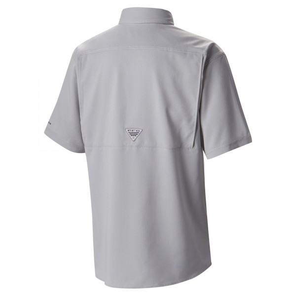 New York Yankees Columbia Gray Omni-Wick Low Drag Offshore Button-Up Shirt