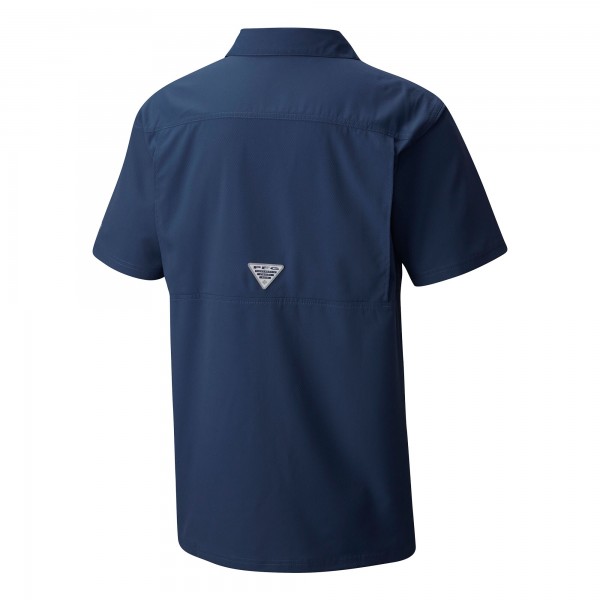 New York Yankees Columbia Navy Slack Tide Omni-Wick Button-Up Camp Shirt