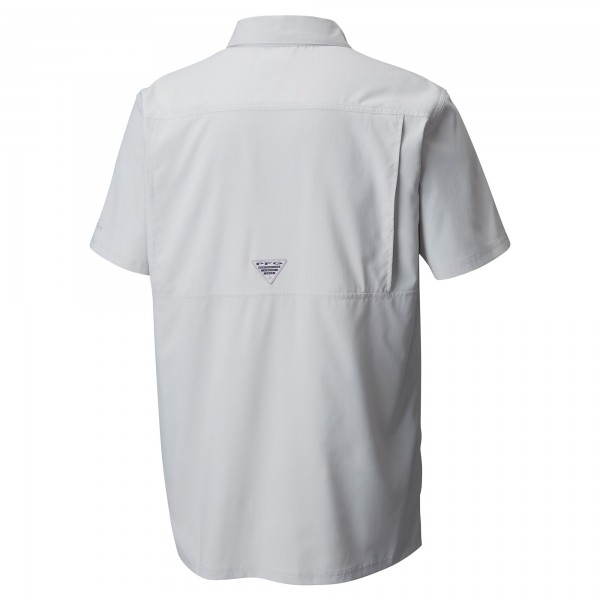 New York Yankees Columbia Gray Slack Tide Omni-Wick Button-Up Camp Shirt