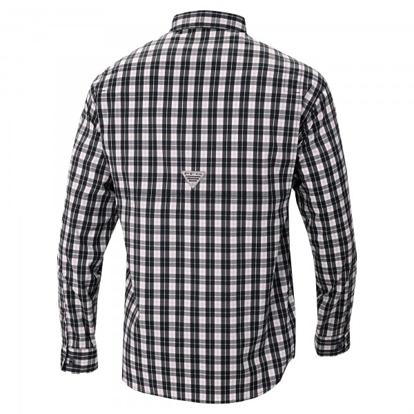 New York Yankees Columbia Black Super Slack Tide Omni-Wick Button-Up Shirt
