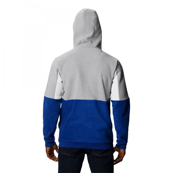 Los Angeles Dodgers Columbia Royal Lodge Fleece Quarter-Zip Hoodie