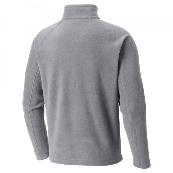 Los Angeles Dodgers Columbia Gray Fast Trek III Half-Zip Fleece Pullover