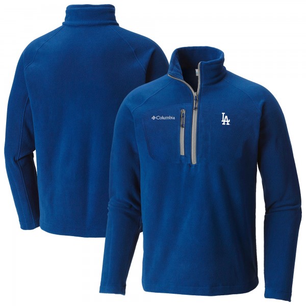 Los Angeles Dodgers Columbia Royal Fast Trek III Half-Zip Fleece Pullover