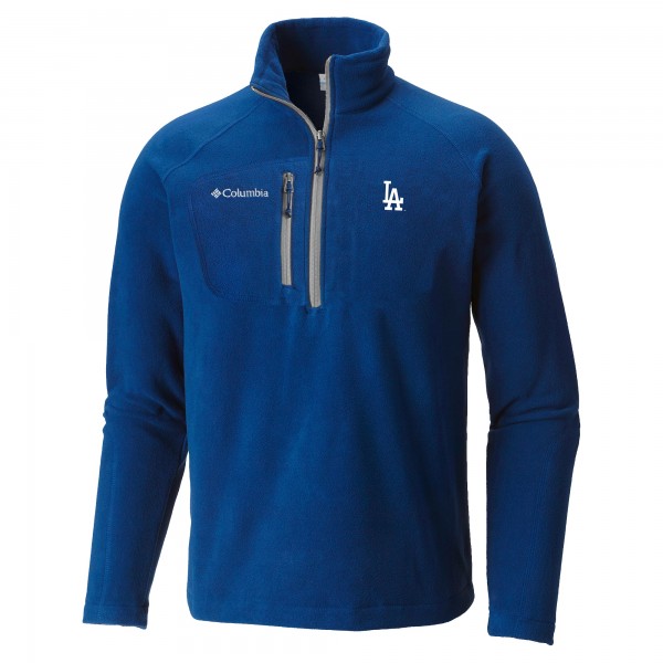 Los Angeles Dodgers Columbia Royal Fast Trek III Half-Zip Fleece Pullover
