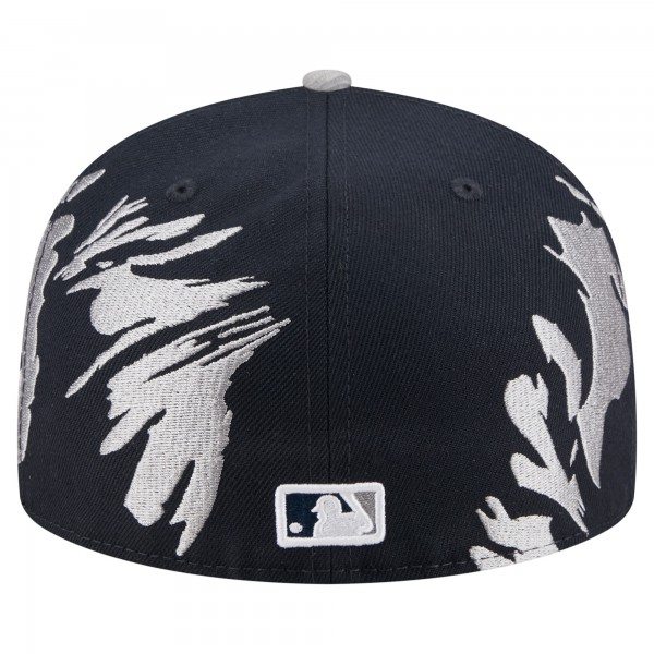 Бейсболка New York Yankees New Era Navy/Gray Retro Pattern 59FIFTY