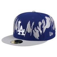 Бейсболка Los Angeles Dodgers New Era Navy/Gray Retro Pattern 59FIFTY