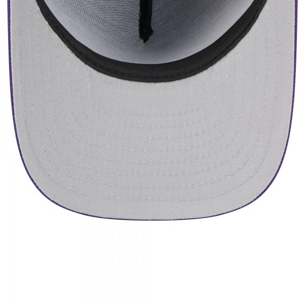 Бейсболка Los Angeles Lakers New Era Purple 2025 NBA Draft A-Frame 59FIFTY