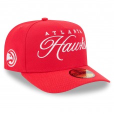 Бейсболка Atlanta Hawks New Era Red 2025 NBA Draft A-Frame 59FIFTY