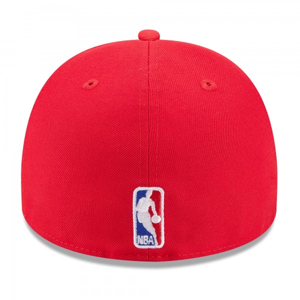 Бейсболка Atlanta Hawks New Era Red 2025 NBA Draft A-Frame 59FIFTY