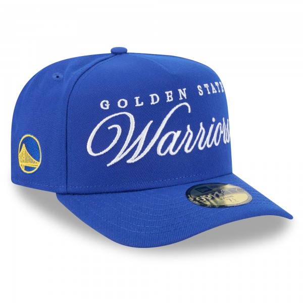 Бейсболка Golden State Warriors New Era Royal 2025 NBA Draft A-Frame 59FIFTY