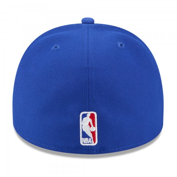 Бейсболка Golden State Warriors New Era Royal 2025 NBA Draft A-Frame 59FIFTY