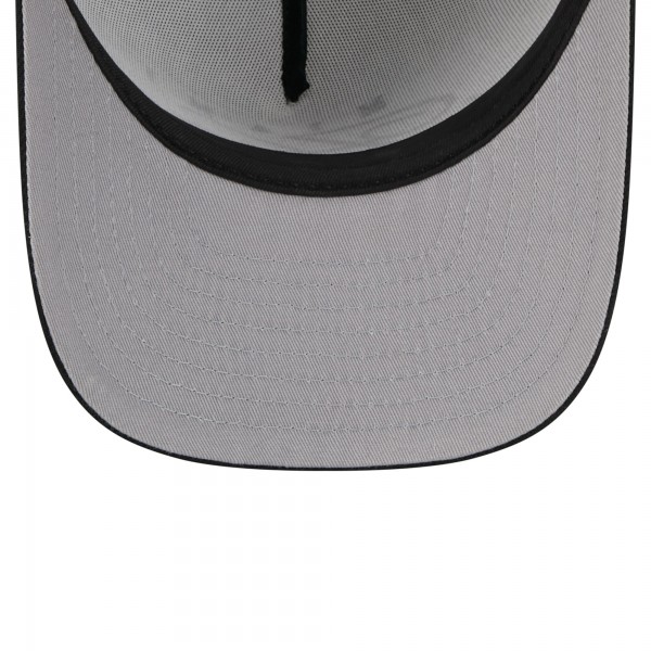 Бейсболка Miami Heat New Era White/Black 2025 NBA Draft A-Frame 59FIFTY