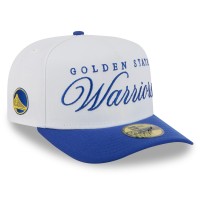 Бейсболка Golden State Warriors New Era White/Royal 2025 NBA Draft A-Frame 59FIFTY
