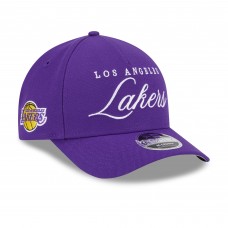 Бейсболка Los Angeles Lakers New Era Purple 2025 NBA Draft M-Crown A-Frame 9FORTY