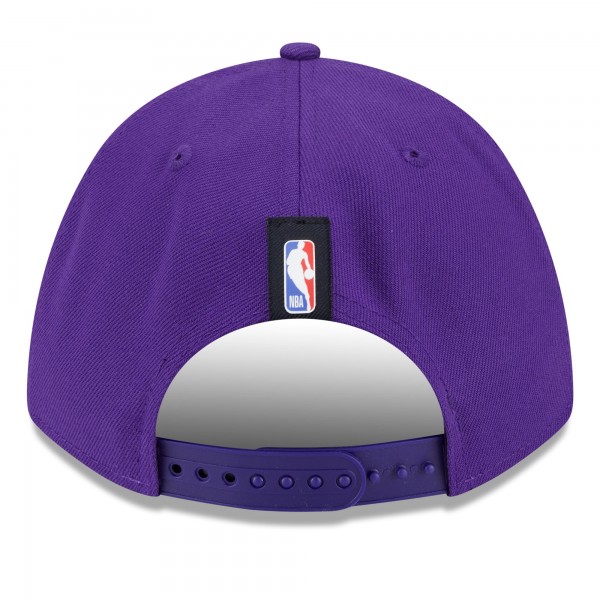 Бейсболка Los Angeles Lakers New Era Purple 2025 NBA Draft M-Crown A-Frame 9FORTY