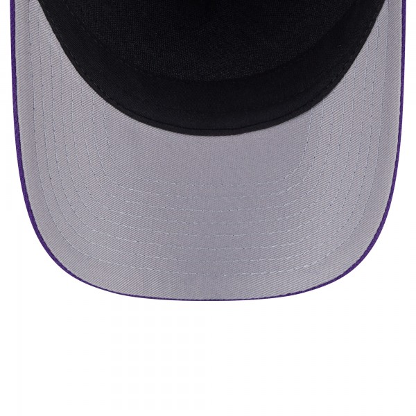Бейсболка Los Angeles Lakers New Era Purple 2025 NBA Draft M-Crown A-Frame 9FORTY