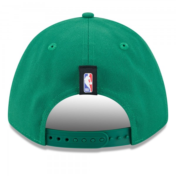 Бейсболка Boston Celtics New Era Kelly Green 2025 NBA Draft M-Crown A-Frame 9FORTY