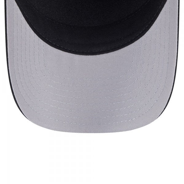 Бейсболка Miami Heat New Era Black 2025 NBA Draft M-Crown A-Frame 9FORTY