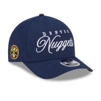 Бейсболка Denver Nuggets New Era Navy 2025 NBA Draft M-Crown A-Frame 9FORTY
