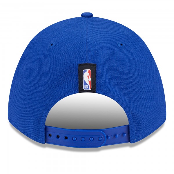 Бейсболка Golden State Warriors New Era Royal 2025 NBA Draft M-Crown A-Frame 9FORTY