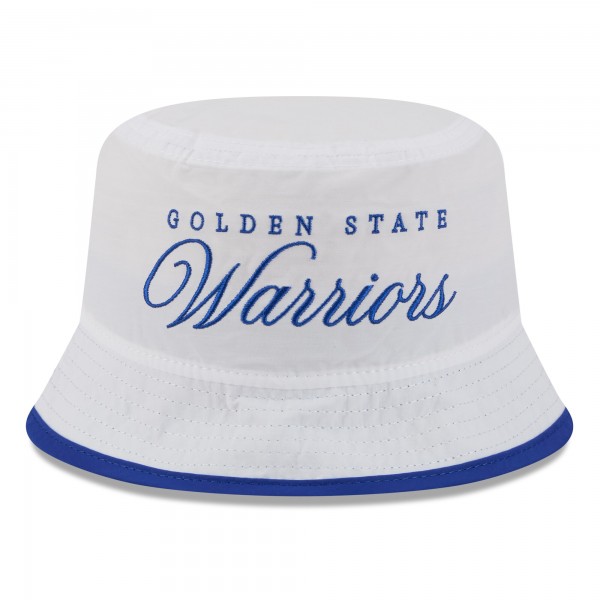 Панама Golden State Warriors New Era White/Royal 2025 NBA Draft Nylon