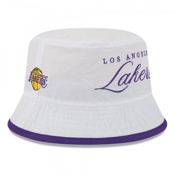 Панама Los Angeles Lakers New Era White/Purple 2025 NBA Draft Nylon