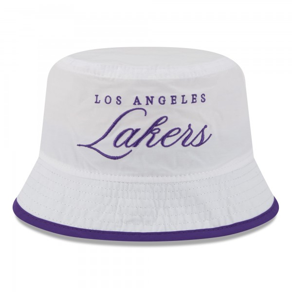 Панама Los Angeles Lakers New Era White/Purple 2025 NBA Draft Nylon