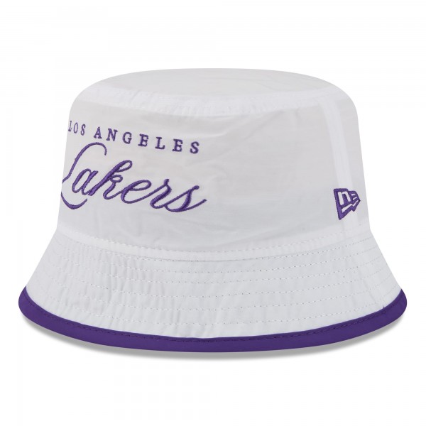 Панама Los Angeles Lakers New Era White/Purple 2025 NBA Draft Nylon