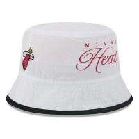 Панама Miami Heat New Era White/Black 2025 NBA Draft Nylon