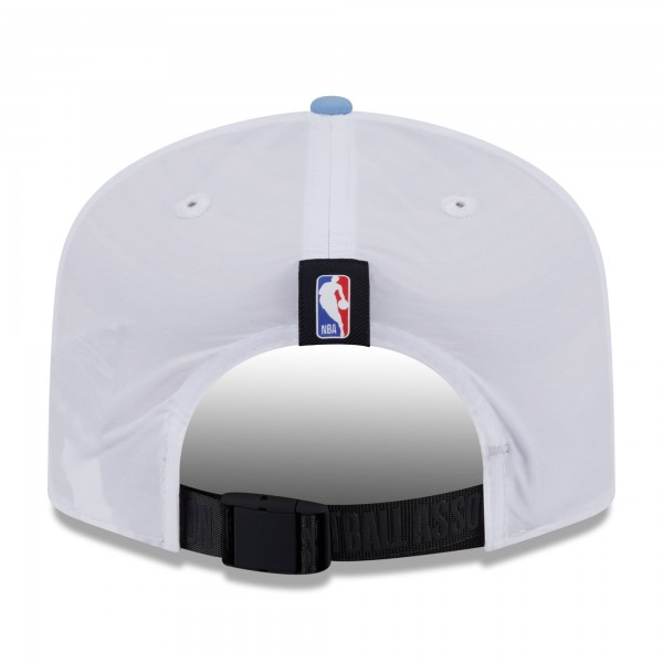 Бейсболка Memphis Grizzlies New Era White/Light Blue 2025 NBA Draft On-Stage Nylon 19TWENTY