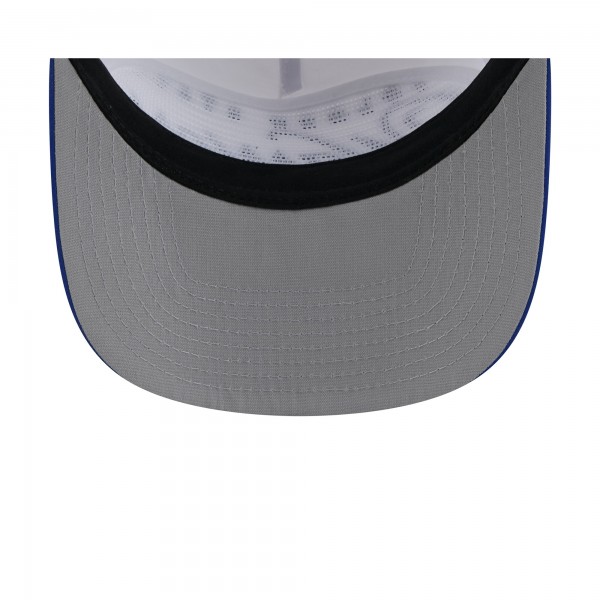 Бейсболка Golden State Warriors New Era White/Royal 2025 NBA Draft On-Stage Nylon 19TWENTY