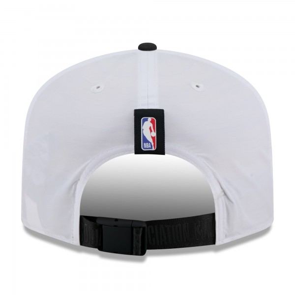 Бейсболка Chicago Bulls New Era White/Black 2025 NBA Draft On-Stage Nylon 19TWENTY