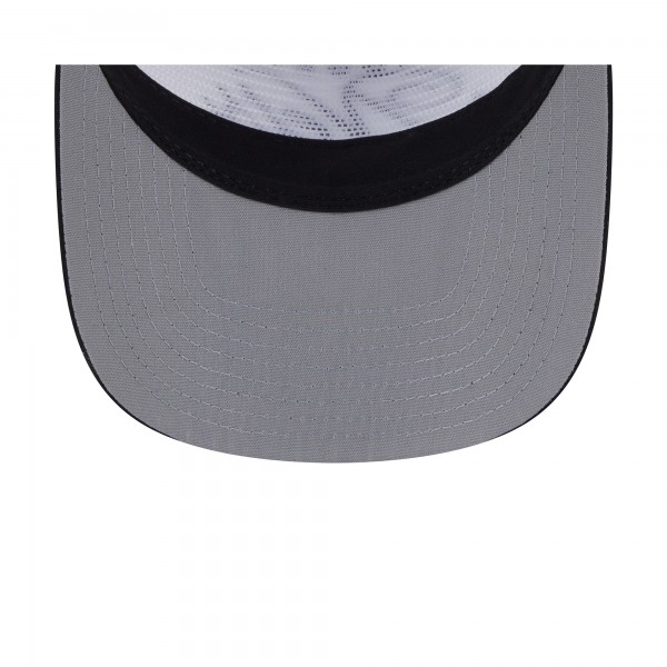 Бейсболка Brooklyn Nets New Era White/Black 2025 NBA Draft On-Stage Nylon 19TWENTY