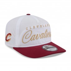 Бейсболка Cleveland Cavaliers New Era White/Wine 2025 NBA Draft On-Stage Nylon 19TWENTY