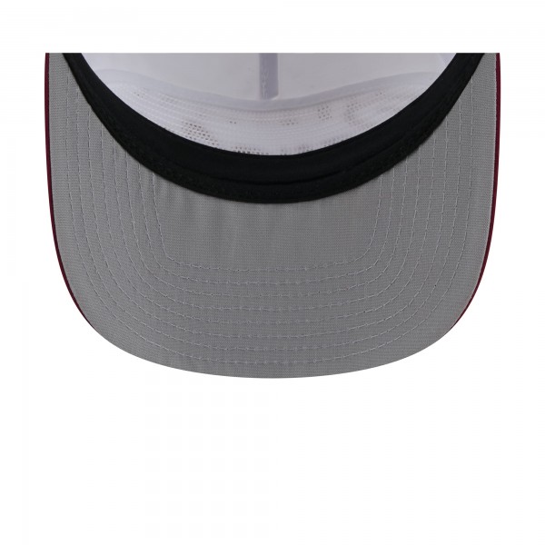 Бейсболка Cleveland Cavaliers New Era White/Wine 2025 NBA Draft On-Stage Nylon 19TWENTY