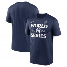 New York Yankees Nike Navy 2024 World Series Authentic Collection Legend T-Shirt