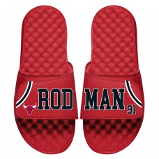 Шлепки Youth Chicago Bulls Dennis Rodman ISlide Red Retired Player