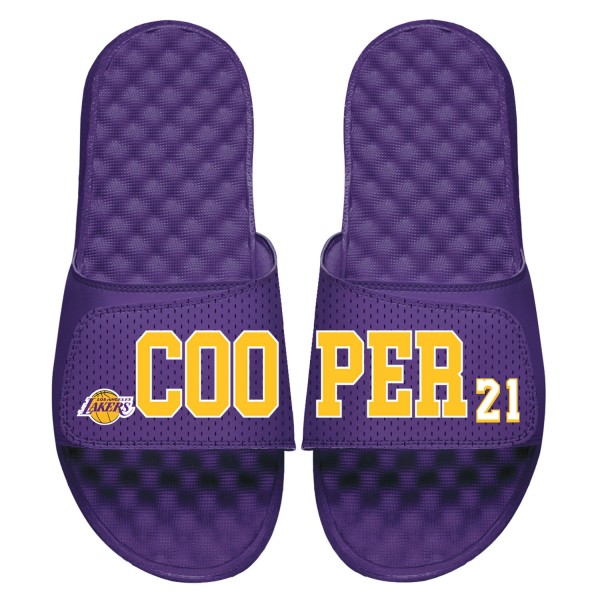 Шлепки Игровая джерси Michael Cooper Los Angeles Lakers ISlide Youth Retired Player - Purple