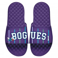 Шлепки Unisex Charlotte Hornets Muggsy Bogues ISlide Purple Retired Player
