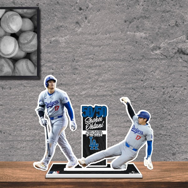 Los Angeles Dodgers Shohei Ohtani 12 Limited Edition 50/50 Player Standee Desktop Display