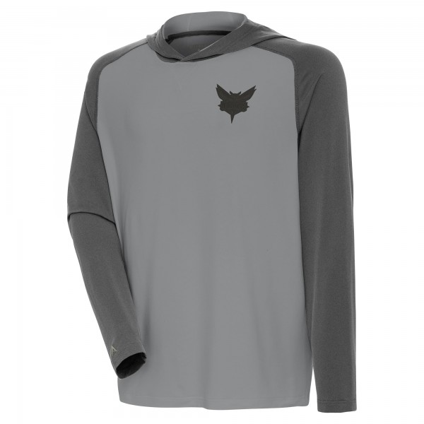 Толстовка Charlotte Hornets Antigua Gray Tonal Intrepid